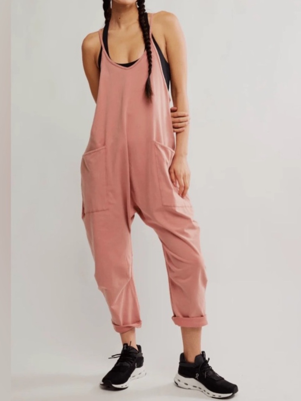 NWT FP Movement Hot Shot Onesie Petal Peach Pink Medium
